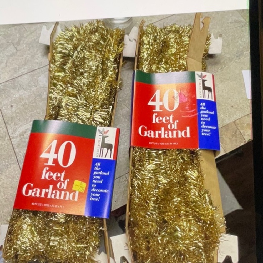 Gold Garland Vintage from 1960